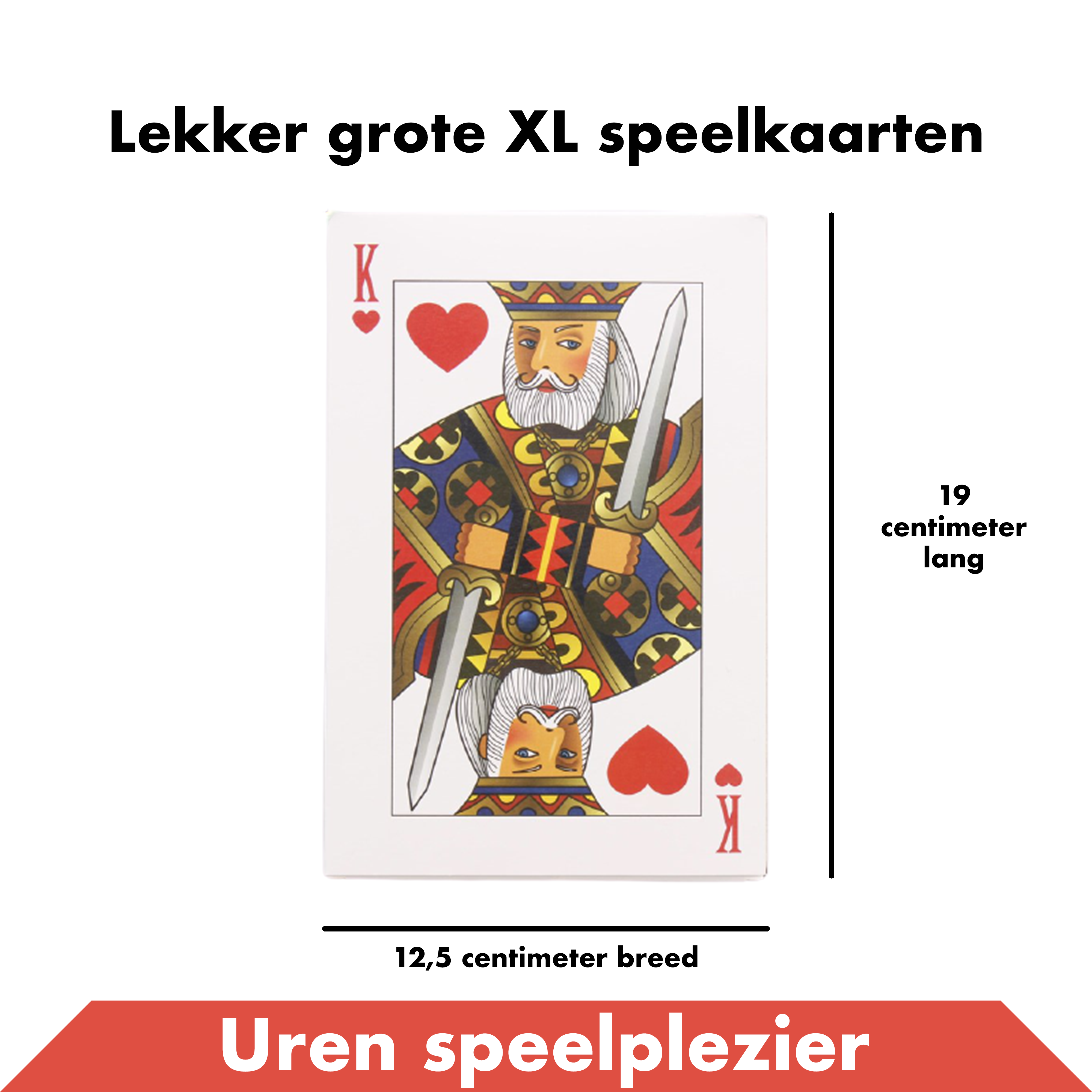 2-pack XL Speelkaarten 1 Deck / Stok