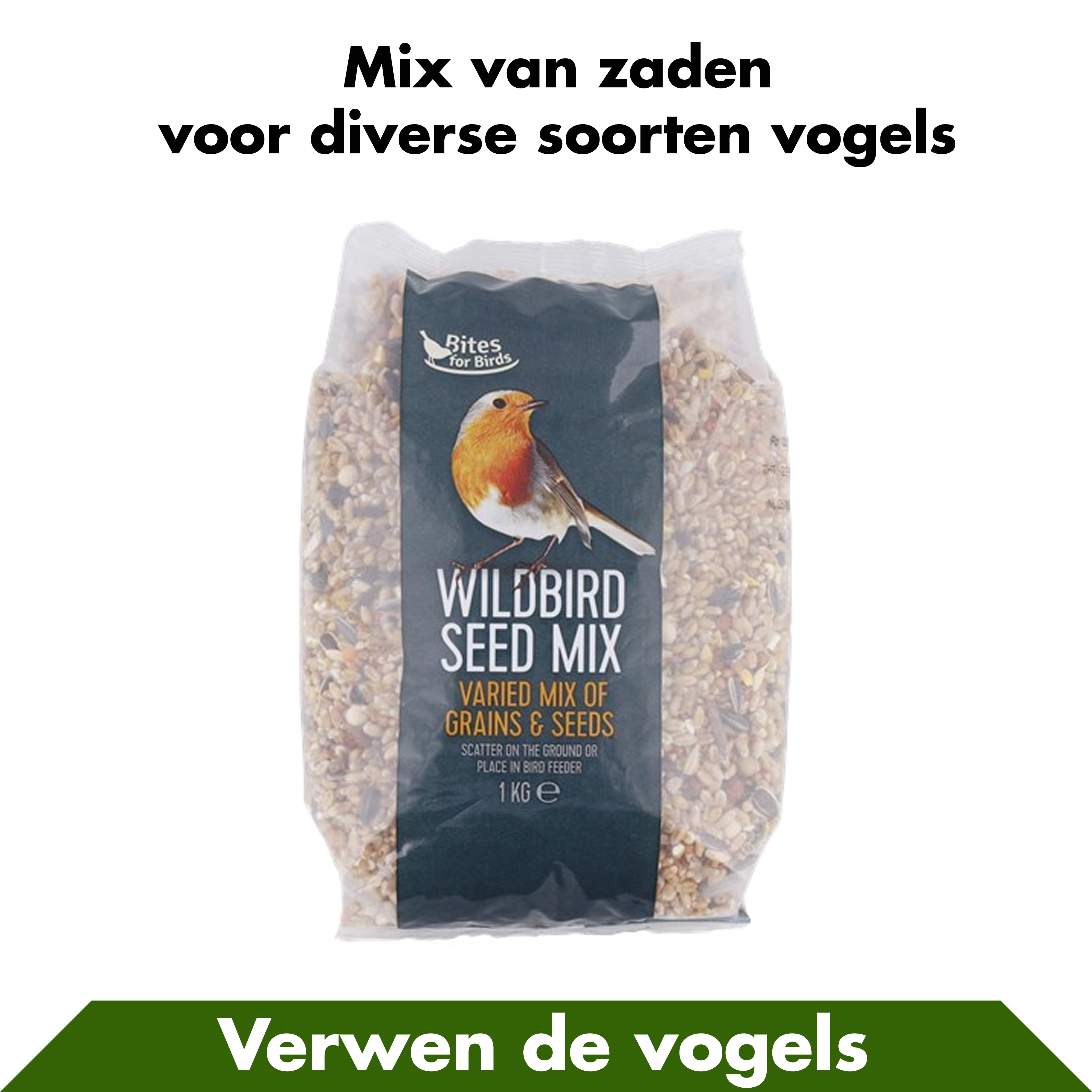 5 pack Staand Vogelhuisje met Vogelvoer