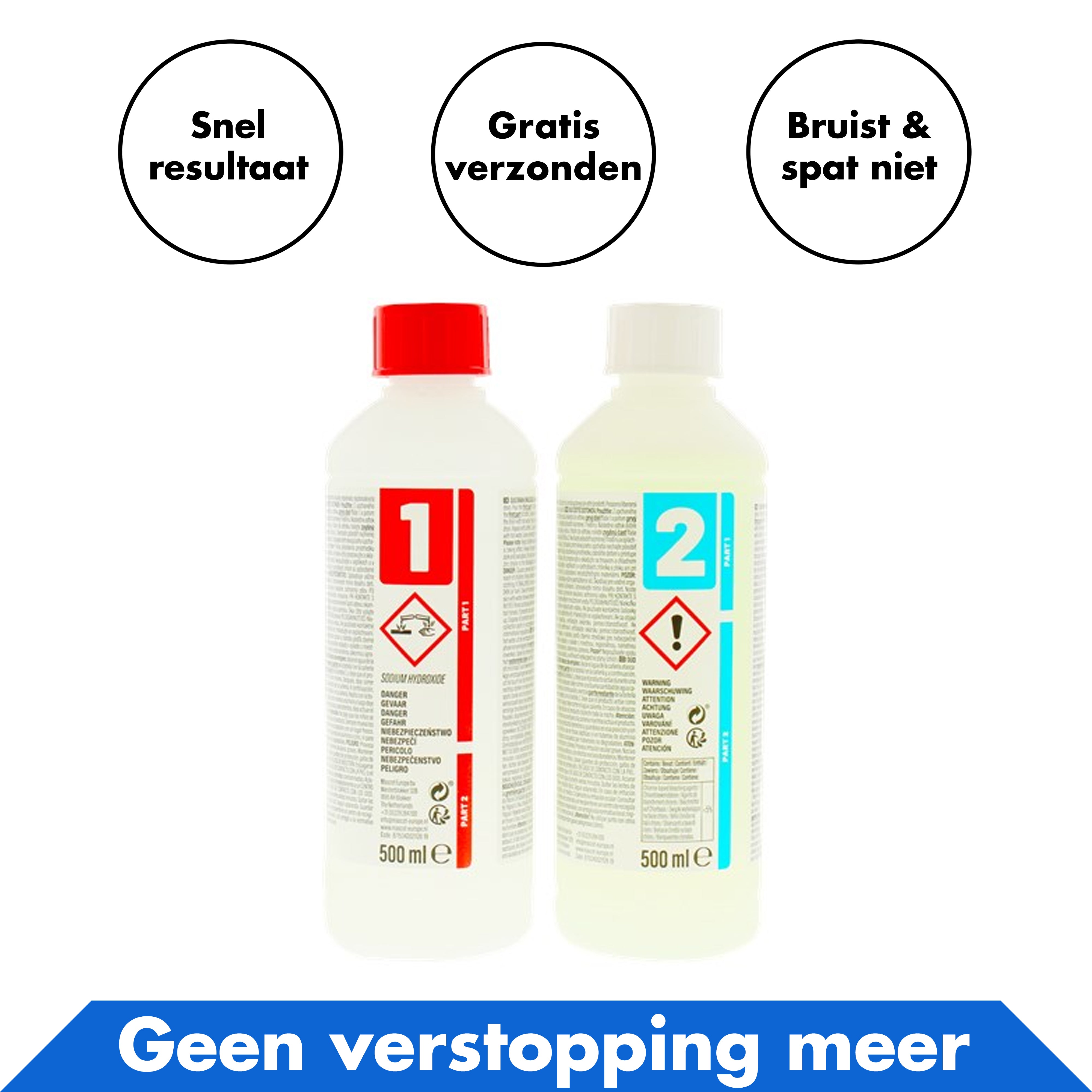 Gootsteenontstopper 2 pack