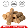 Open Haard Hout Box - 45 KG met aanmaakhout en aanmaakblokjes