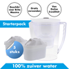 Starterpack Water filteren - Waterfilterkan XL en 5 stuks Filterpatronen