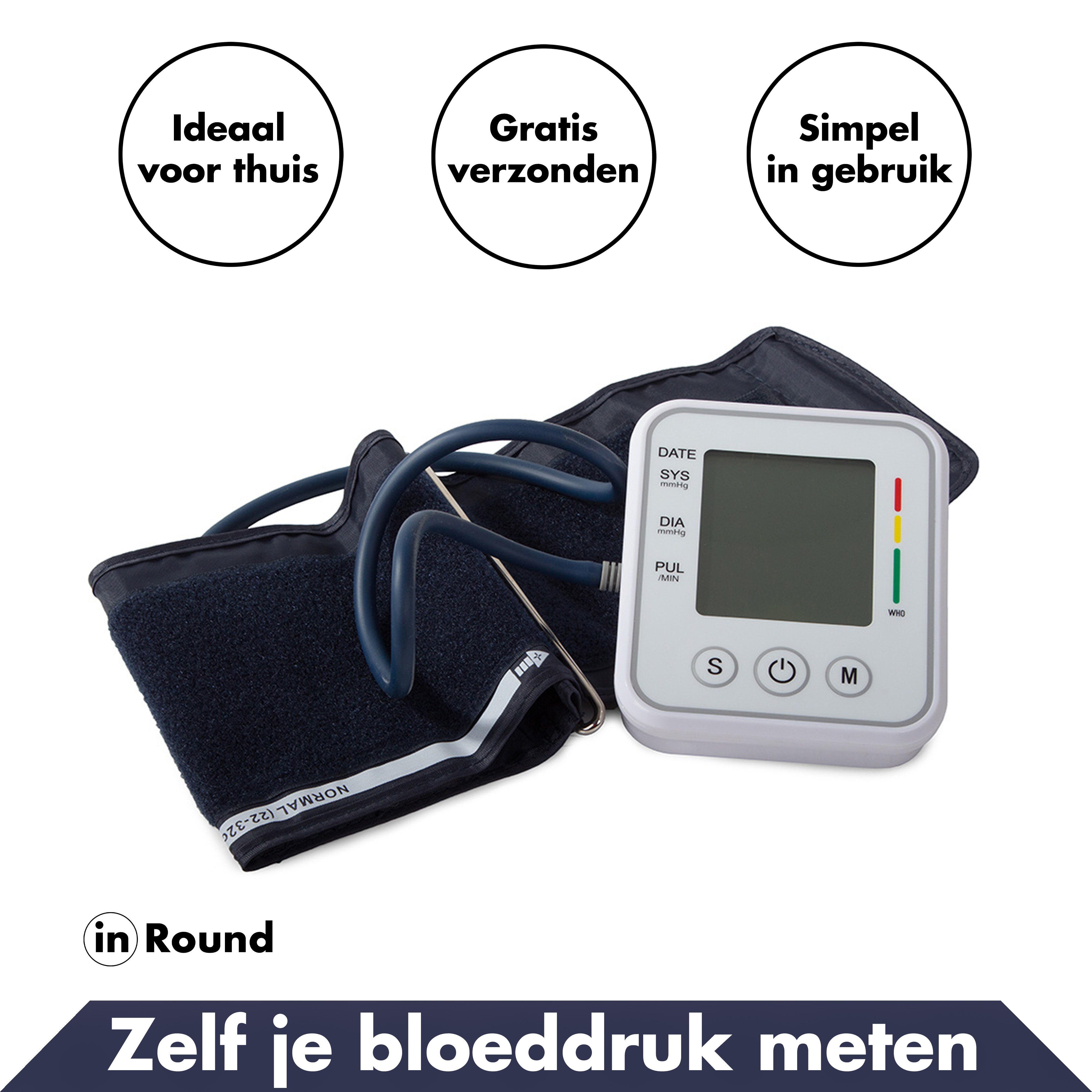 Bloeddrukmeter voor de boverarm