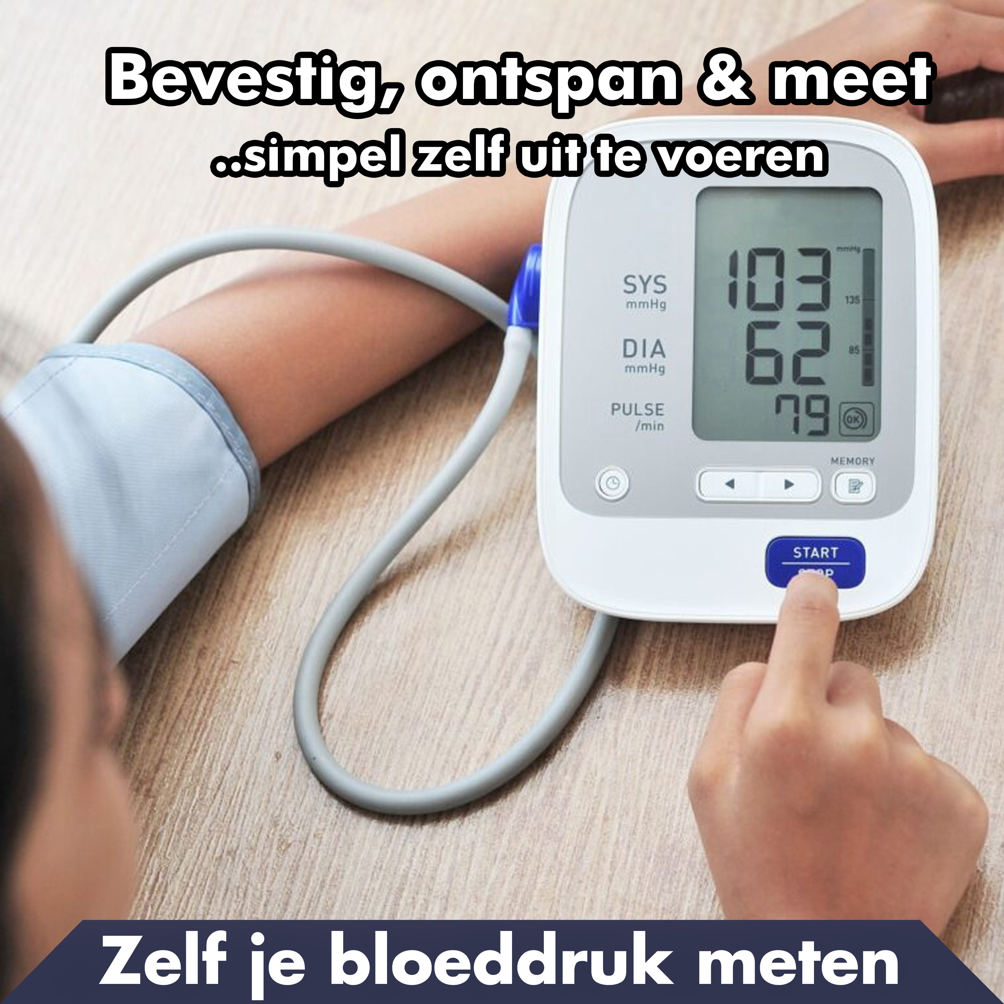 Bloeddrukmeter voor de boverarm