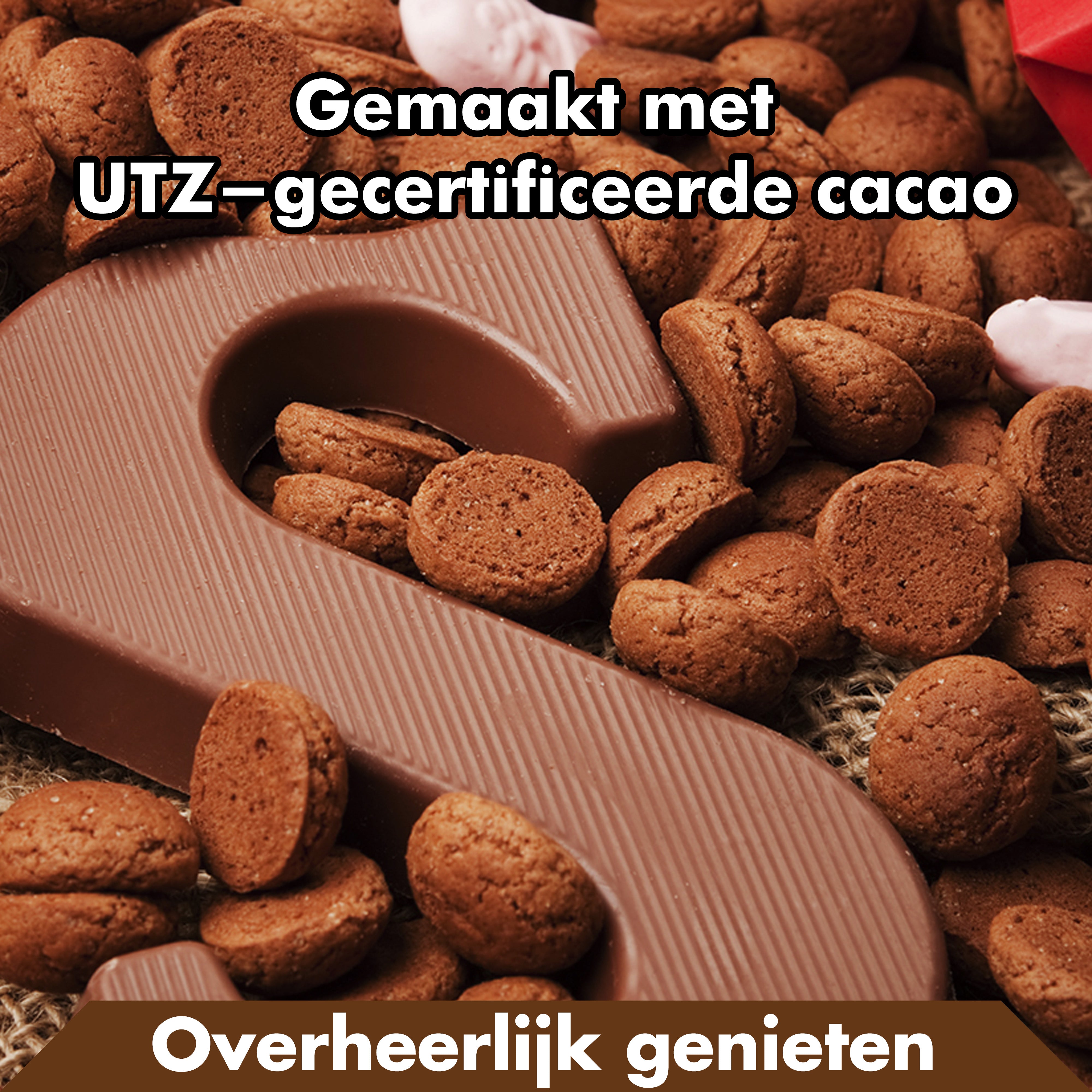 Chocoladeletters 3 stuks van In Round