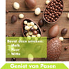 Schapenmandje met chocolade paaseitjes